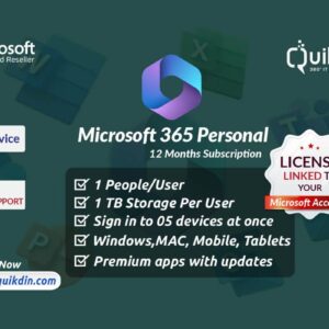 Microsoft Office 365 Personal Subscription For 1 Year [Key]