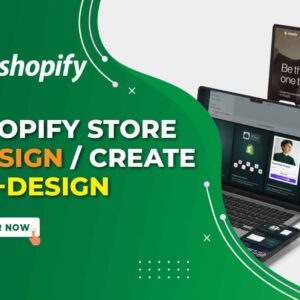 I will do Shopify Website Design Shopify Store Website Redesign & Customization