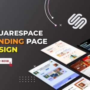 I will Create and Design Squarespace Landing Pages & Customization