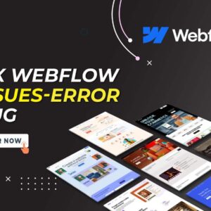 I will Fix WebFlow Issues, WebFlow Bug and WebFlow Errors