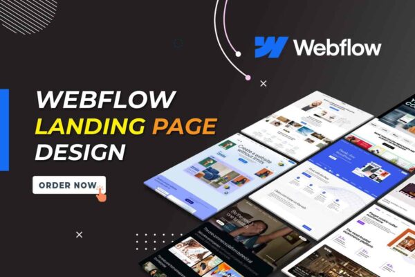 I will Create and Design WebFlow Landing Pages, Webflow Landing Page Templates - Image 1