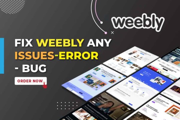 I will Fix Weebly Issues, Weebly Errors and Bug - Image 1