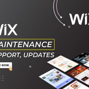 I will do Wix Website Maintenance and Wix Website Support or Help, Update